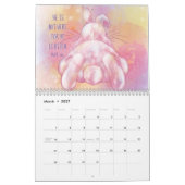 水彩野生生物と聖書の詩 |カレンダー カレンダー (3月 2027)
