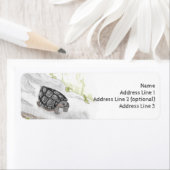 水彩野生生物自然フォレストカメ ラベル (インサイチュ)