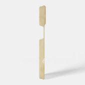 水彩野生馬の動物の自然アート iPhoneケース (右側面)