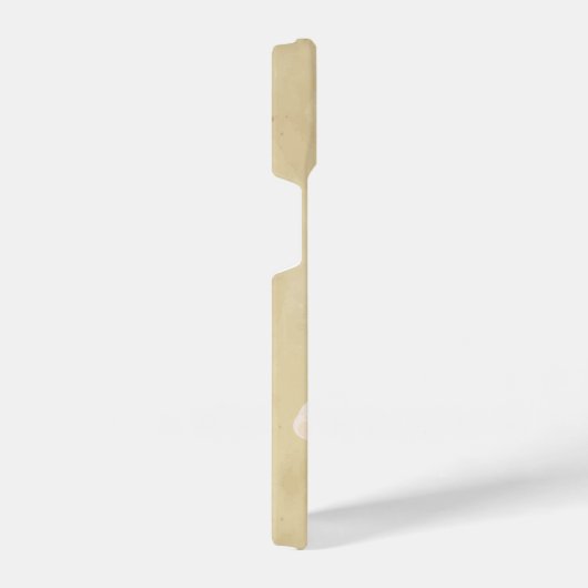 水彩野生馬の動物の自然アート iPhoneケース (右側面)