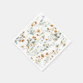 水彩野花ぼほスタイル スタンダードカクテルナプキン (角)