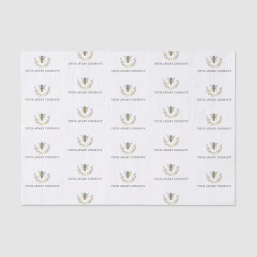 水彩野花ハニービー養蜂場 薄葉紙 (正面)