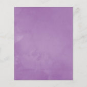 水彩野花結婚の写真結婚写真 チラシ (裏面)