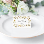 水彩野花結婚の護衛座席表 テーブルナンバー