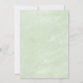 水彩野花結婚の 招待状 (裏面)