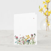 水彩野花虫フローラ春園 カード (黄色い花)