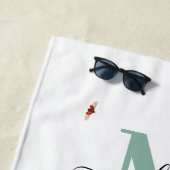 水彩野花虫フローラ春園 ビーチタオル (インサイチュ)