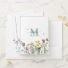 水彩野花虫フローラ春園