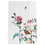 水彩野花虫フローラ春園 ミディアムペーパーバッグ (裏面)