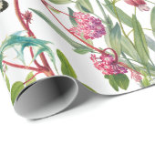 水彩野花虫フローラ春園 ラッピングペーパー (ロールコーナー)