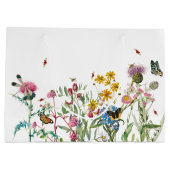水彩野花虫フローラ春園 ラージペーパーバッグ (裏面)
