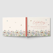 水彩野花記念お祝いの生活 ゲストブック (全面)