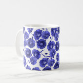 水彩野花：植物壁紙 コーヒーマグカップ (正面左)