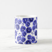 水彩野花：植物壁紙 コーヒーマグカップ (中央)