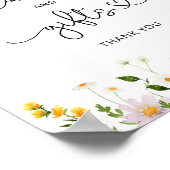 水彩野草のカードとギフトポスター ポスター (角)