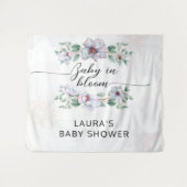 水彩野草バラベビーイン開花 タペストリー (正面(横))