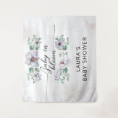 水彩野草バラベビーイン開花 タペストリー (正面)