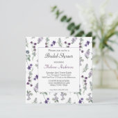 水彩野草ラベンダーブライダルシャワー (スタンド正面)