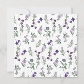 水彩野草ラベンダーブライダルシャワー (裏面)