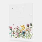 水彩野草園&昆虫結婚ズ アクリルサイン (傾斜)