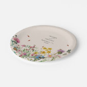 水彩野草園&昆虫結婚ズ ペーパープレート (アングル)