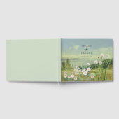 水彩野草山風景結婚ズ ゲストブック (全面)