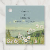 水彩野草山風景結婚ズ フェイバータグ (正面)