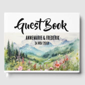 水彩野草山 ゲストブック (正面)