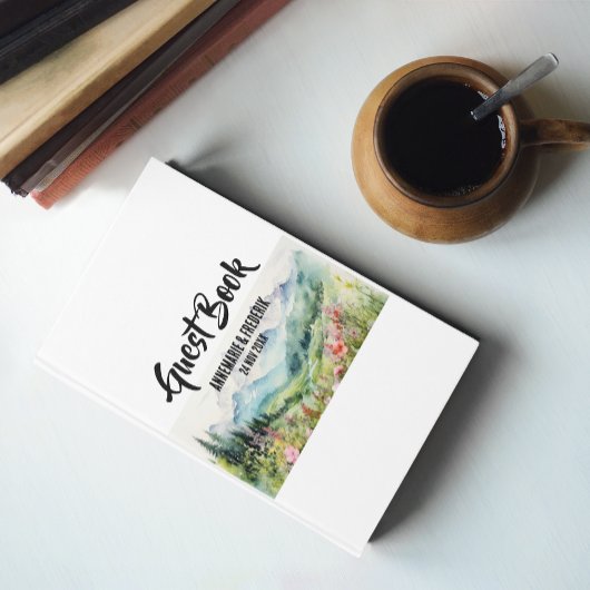 水彩野草山 ゲストブック