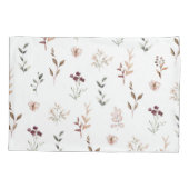 水彩野草植物性フローラ 枕カバー (裏面)