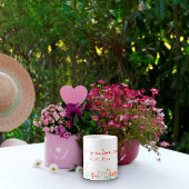 水彩野草母の日おばあちゃん最高のは今まで コーヒーマグカップ