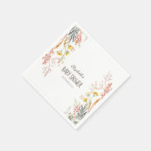 水彩野草牧草干し スタンダードカクテルナプキン (角)