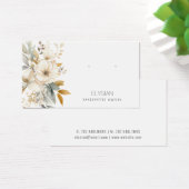 水彩野草耳飾りジュエリー表示カード (デスク)