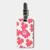 水彩野草花数々の色植物学 ラゲッジタグ (正面縦)