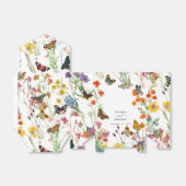 水彩野草蝶フローラ結婚ズ フェイバーボックス (折り畳みなし)