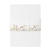 水彩野草蝶結婚植物園 招待状ベリーバンド (裏面例)