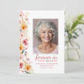 水彩野草記念事業 招待状 (スタンド正面)