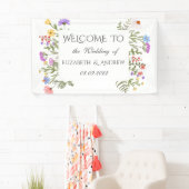 水彩野草野結婚草地 横断幕 (インサイチュ)