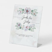 水彩野草開花ブックスゲスト 台座サイン (正面)