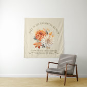 水彩野草離れ秋秋引用文 タペストリー (インサイチュ)