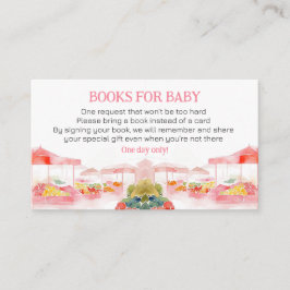 水彩野菜農家マーケットブックベビー エンクロージャーカード