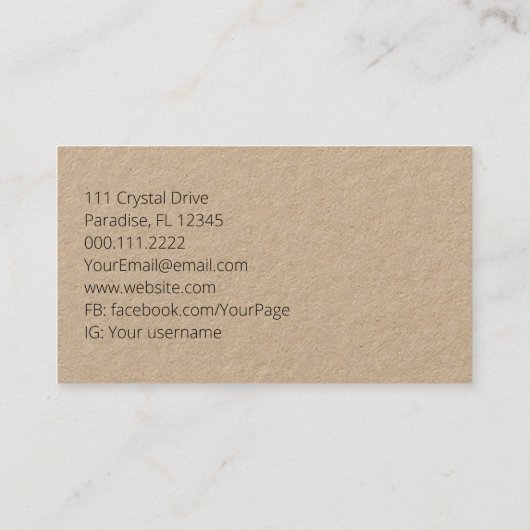 水彩野菜造園庭師 名刺 (裏面)