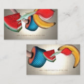 水彩野菜 名刺 (正面/裏面)