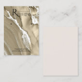 水彩金ゴールドの陳列表示 名刺 (正面/裏面)