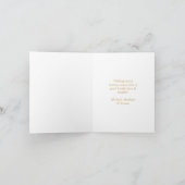 水彩金ゴールドオーナメントツリーメリークリスマス シーズンカード (内部)