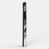 水彩金ゴールドブラックのパーソナライズ Case-Mate iPhoneケース (裏面/右)