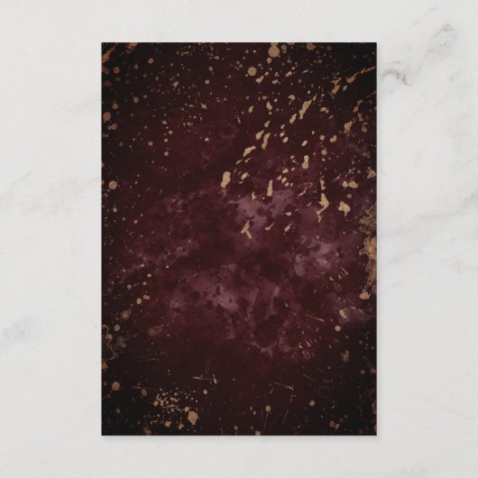 水彩金ゴールドブルゴーニュバラ安全対策 エンクロージャーカード (裏面)