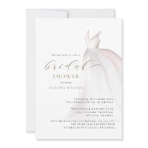 水彩金ゴールドホワイト結婚ズドレスブライダルシャワー