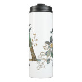 水彩金ゴールドモノグラム |カスタム文字エレガント タンブラー (正面)