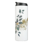 水彩金ゴールドモノグラム |カスタム文字エレガント タンブラー (回転右)